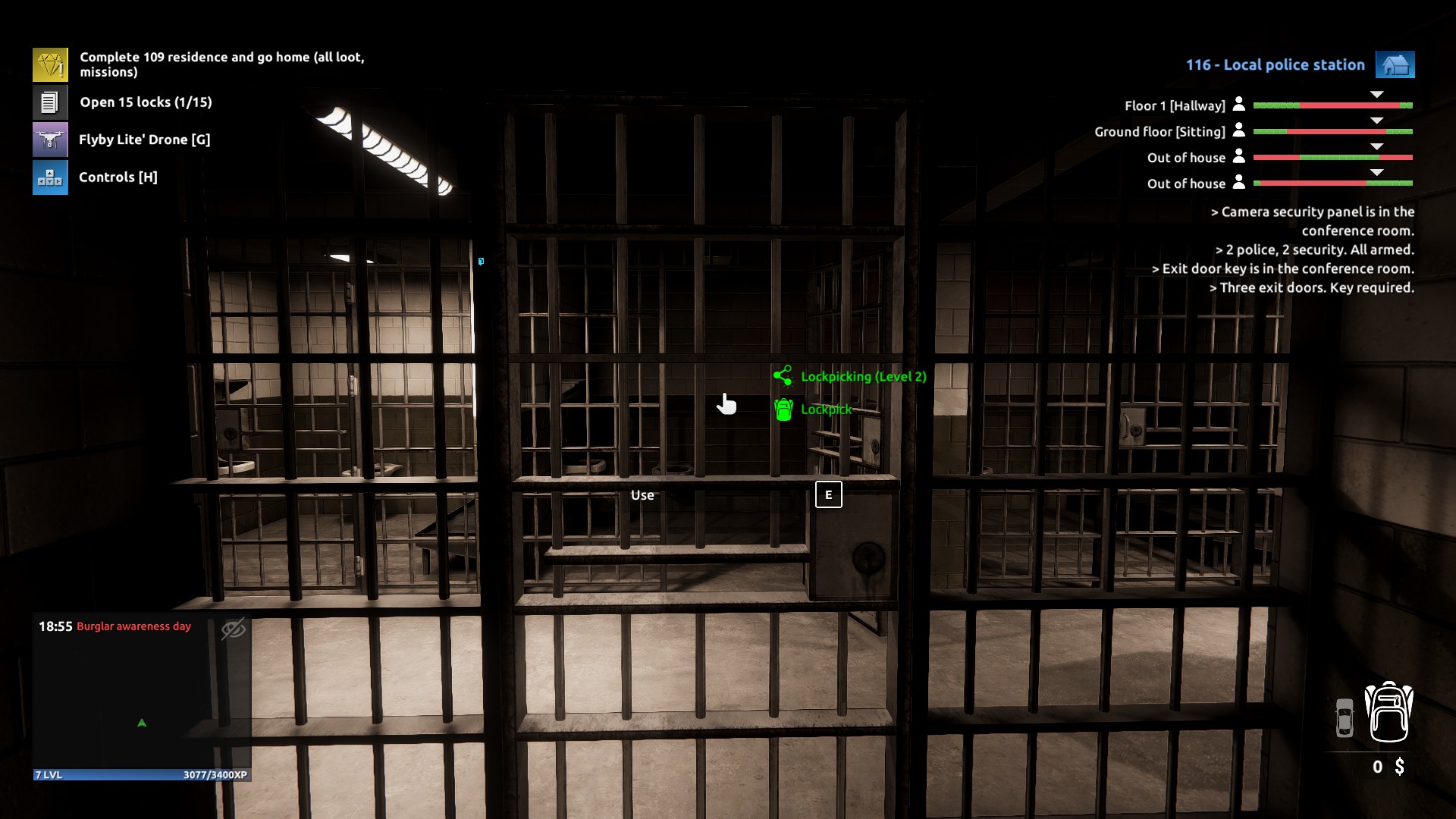 Thief Simulator 2: How to escape from police station