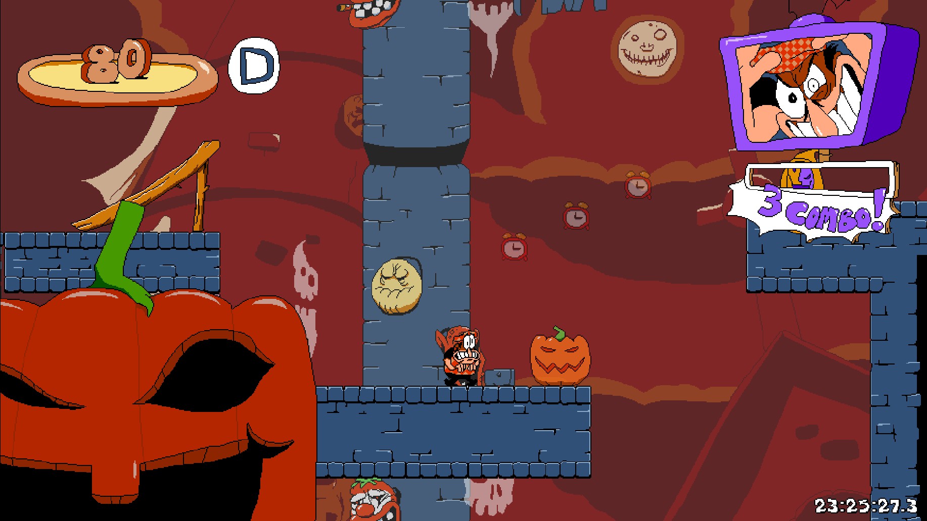 Pizza Tower: All 20 funny pumpkins locations around levels