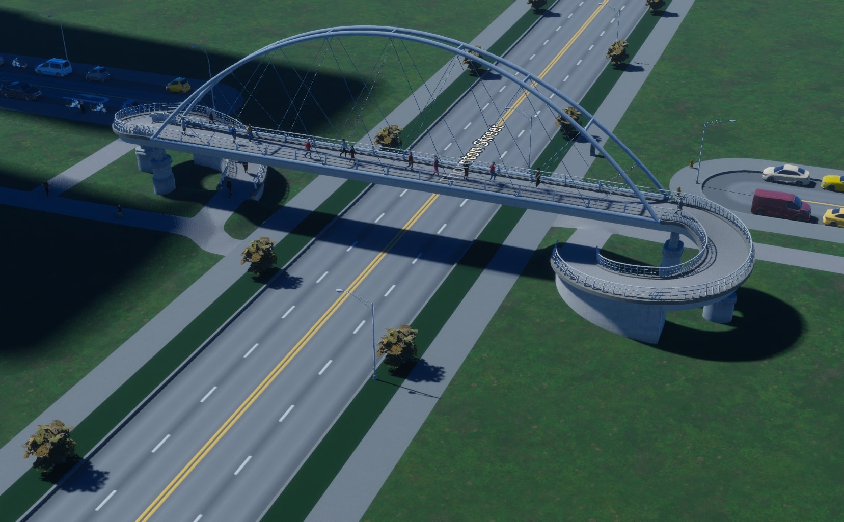 Cities: Skylines II: Building a (Functional) Pedestrian Overpass