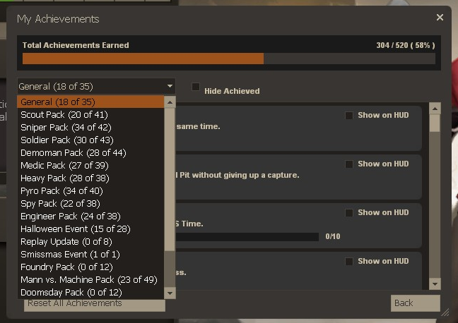 Team Fortress 2: How to Track Achievement Progress on Your HUD