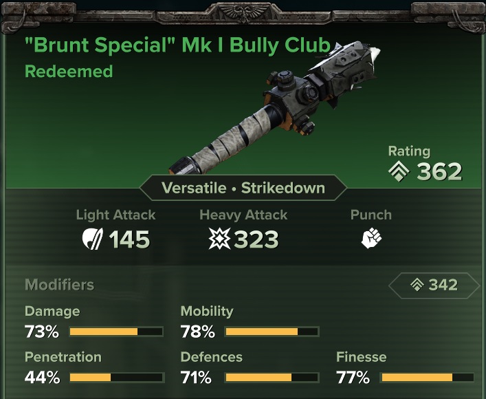 Warhammer 40,000: Darktide: All Melee Weapons Marks & Types