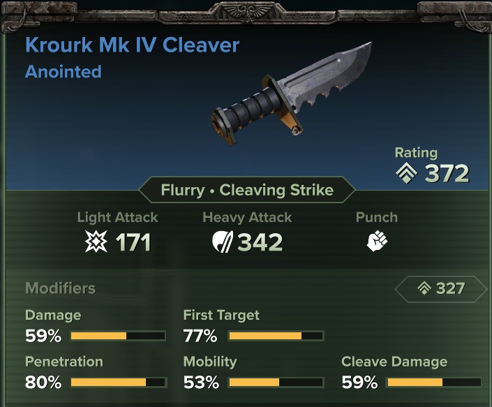 Warhammer 40,000: Darktide: All Melee Weapons Marks & Types