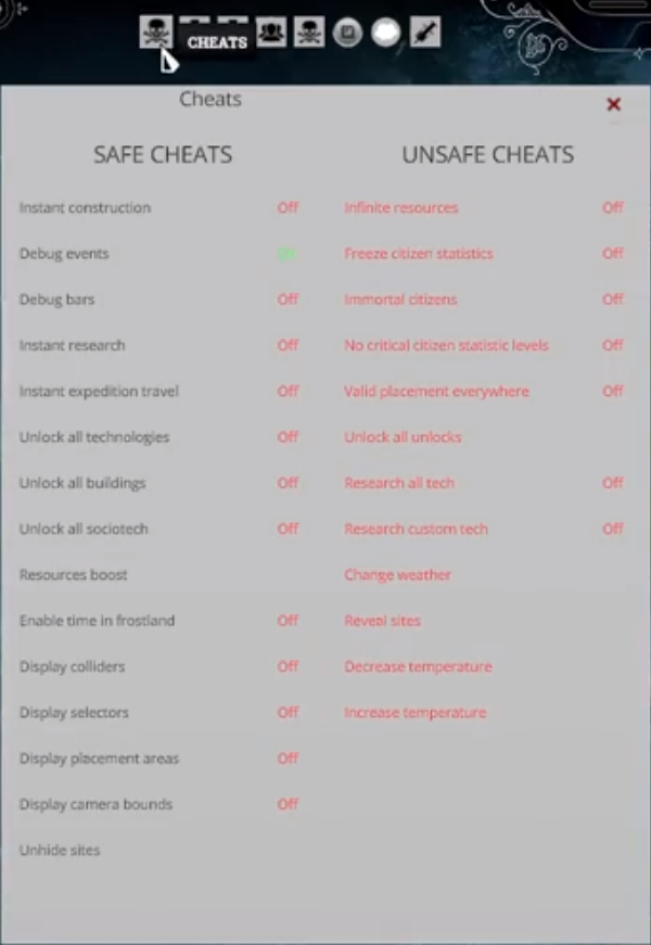 Frostpunk: Frostpunk Developer Mode (Secret Cheat Menu)