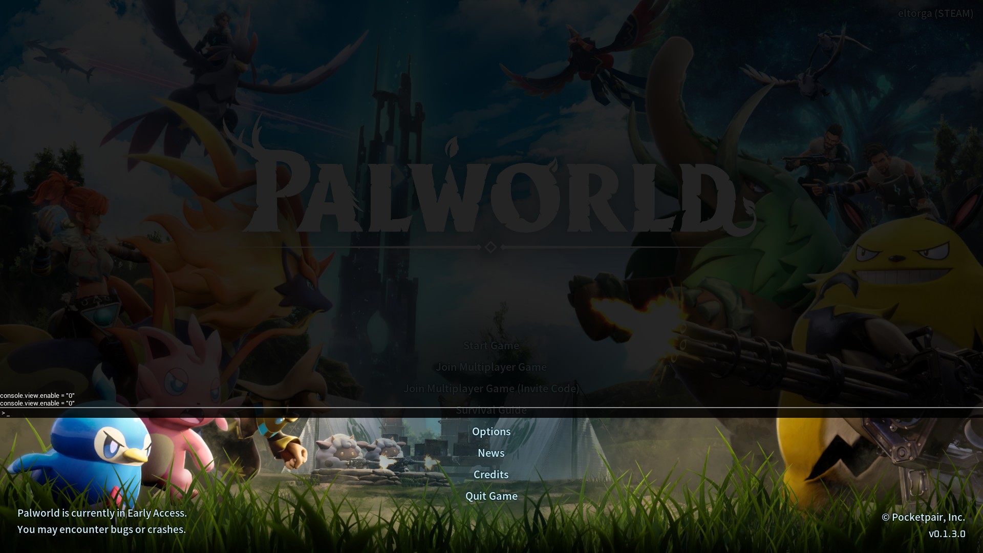 Palworld: Enable Console/Commands (Single-player) & Command List