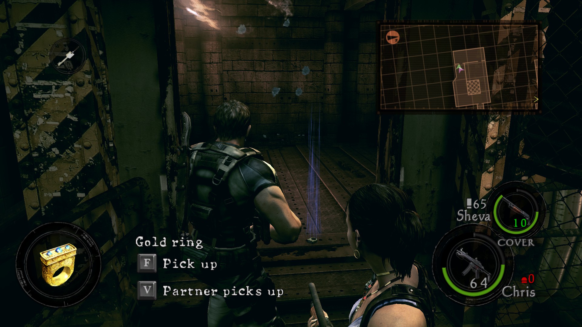 Resident Evil 5: All BSAA Emblems + Treasures + Eggs + Weapons in each Chapter (with Screenshots)