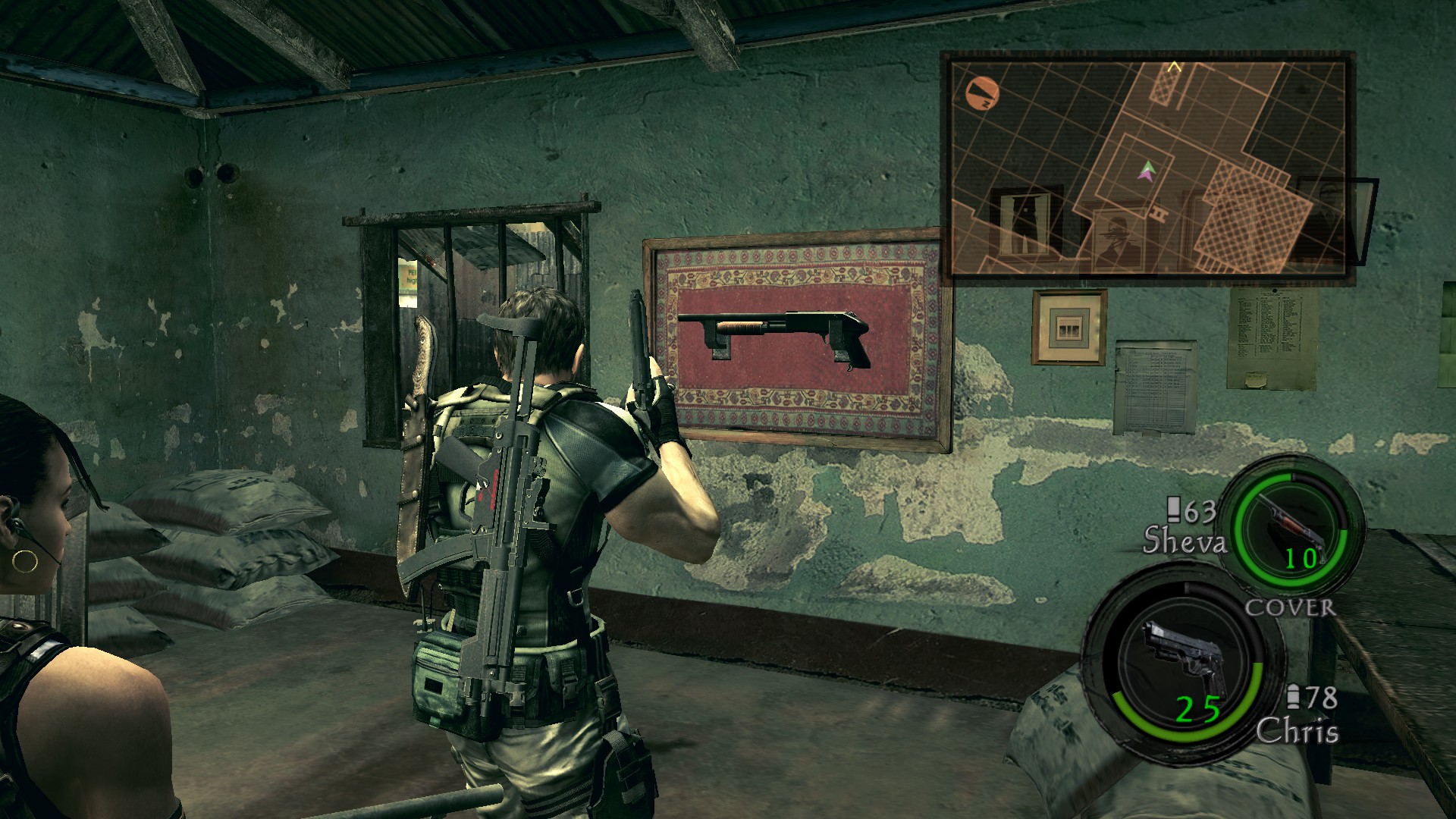 Resident Evil 5: All BSAA Emblems + Treasures + Eggs + Weapons in each Chapter (with Screenshots)