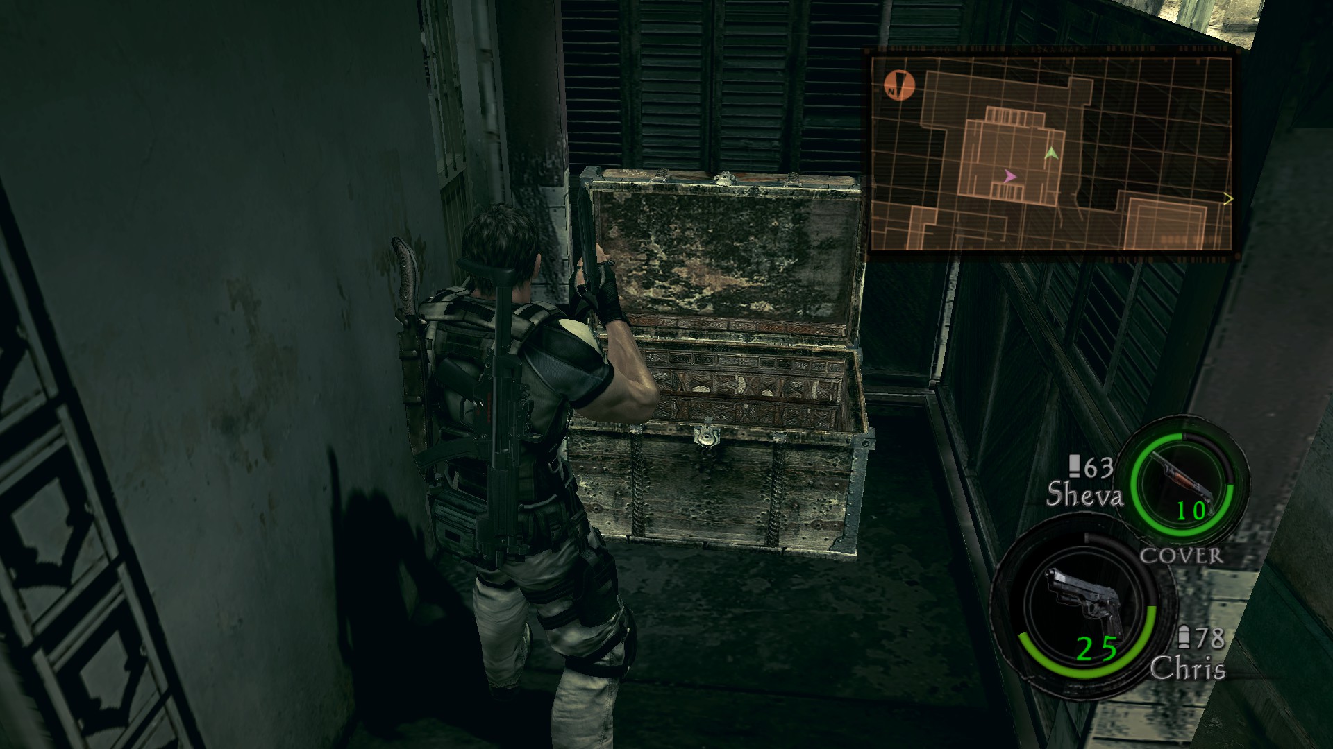 Resident Evil 5: All BSAA Emblems + Treasures + Eggs + Weapons in each Chapter (with Screenshots)