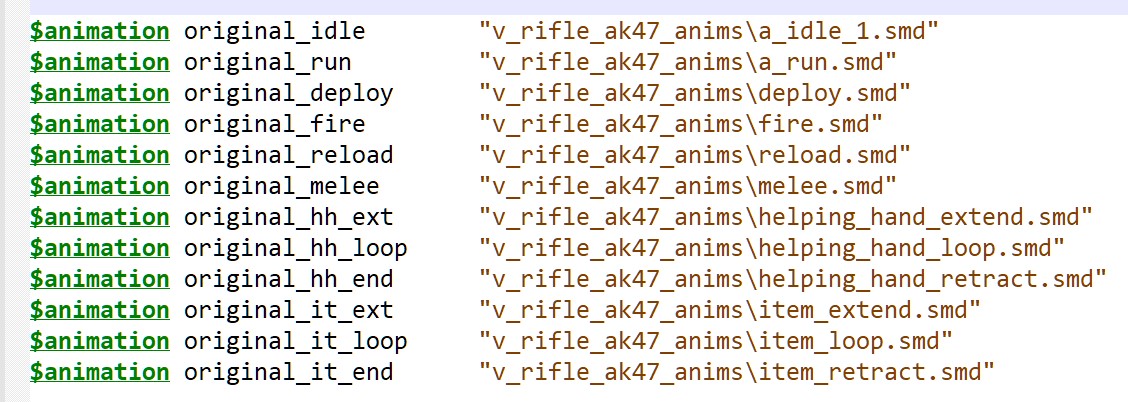 Left 4 Dead 2: Porting weapon mods to other Slots