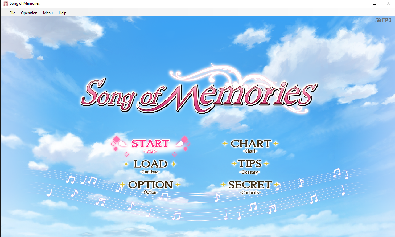 Song of Memories: Fullscreen and text going off screen fix.