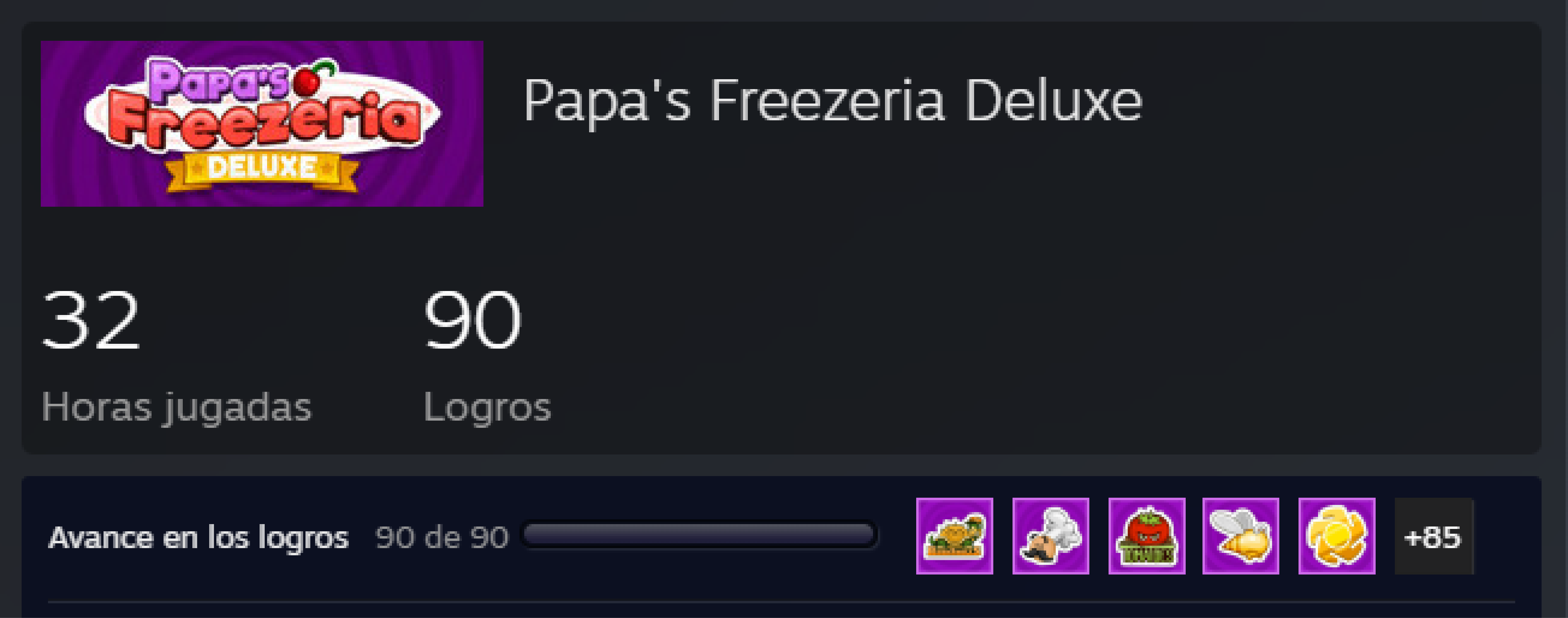 Papa's Freezeria Deluxe: [WIP] 100% Achievement for Papa's Freezeria Deluxe