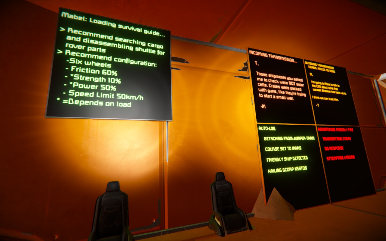 Space Engineers: Escape from Mars: Quick start