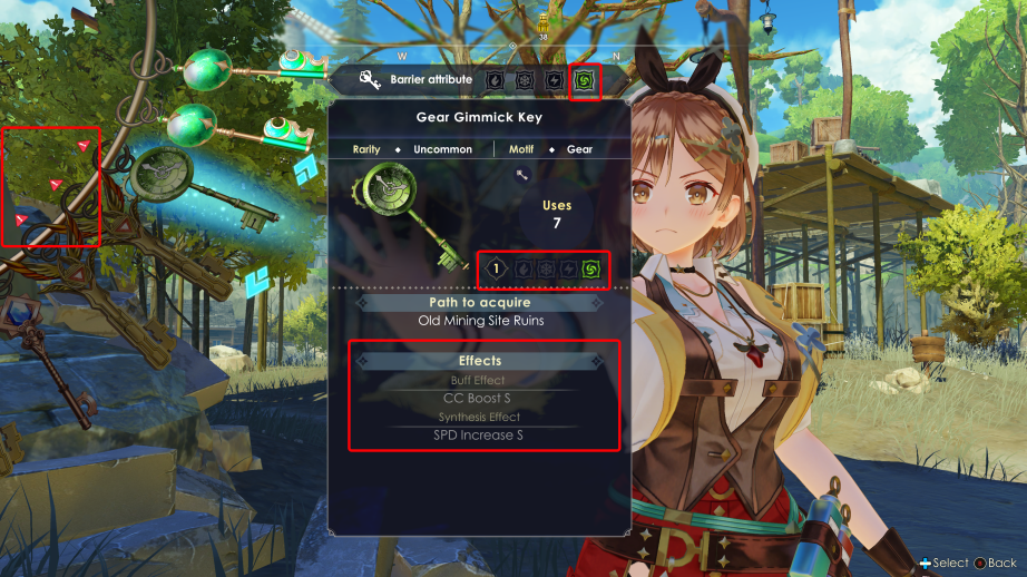 Atelier Ryza 3: Alchemist of the End & the Secret Key: How to use keys to open the barriers at the Old Mining Site Ruins in the Cleria region and also open supply points.