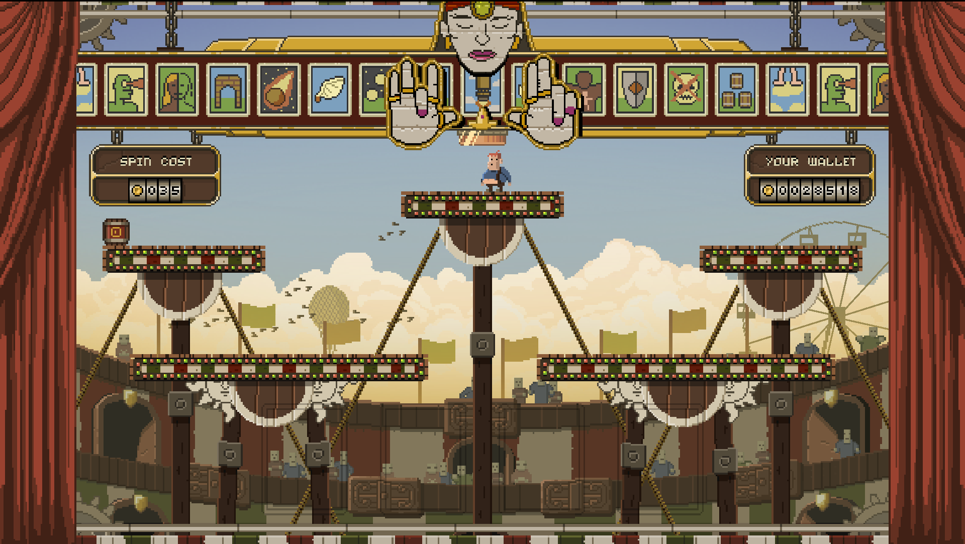 Penarium: The Four Cards to Maximize Achievements while Minimizing Deaths