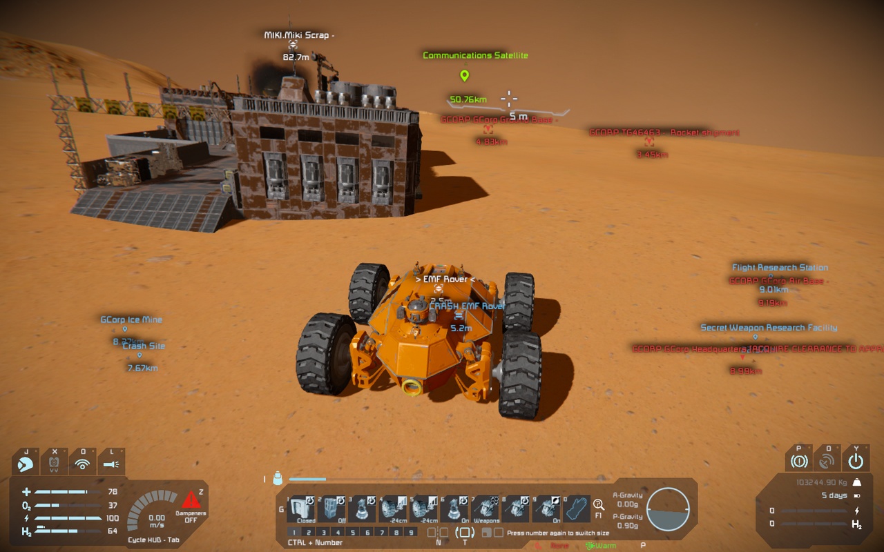 Space Engineers: Escape from Mars: Quick start