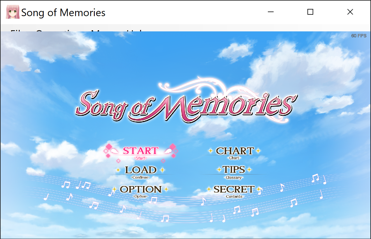 Song of Memories: Fullscreen and text going off screen fix.