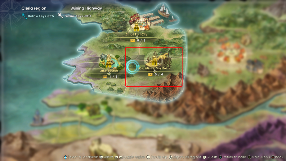 Atelier Ryza 3: Alchemist of the End & the Secret Key: How to use keys to open the barriers at the Old Mining Site Ruins in the Cleria region and also open supply points.